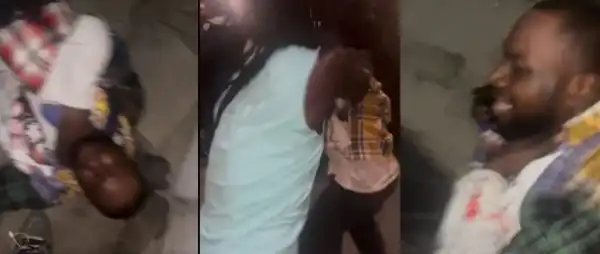 Davido Impersonator Thrown to Ground While Trying to Meet His “Idolo” After Carter Efe Live Stream