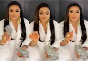 Bobrisky Accused Of Flaunting Dollars, Just A Day After Moving Abroad