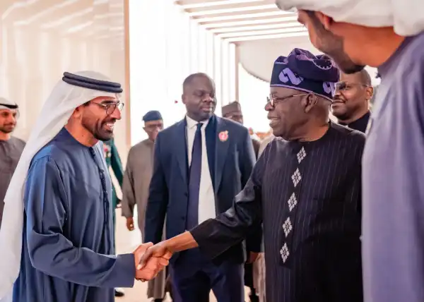 Tinubu arrives UAE ahead of sustainability summit