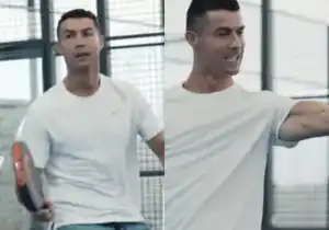 Nigerians reacts to trending video of C.Ronaldo dancing to one of Asake’s new songs