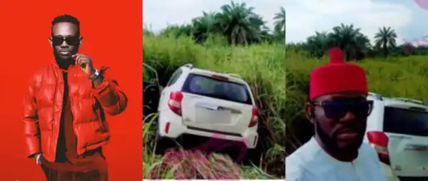 “God saved me” – Singer, J. Martins narrowly escapes death after his car suffered brake failure
