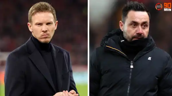 Julian Nagelsmann & Roberto De Zerbi unconvinced by Tottenham vacancy