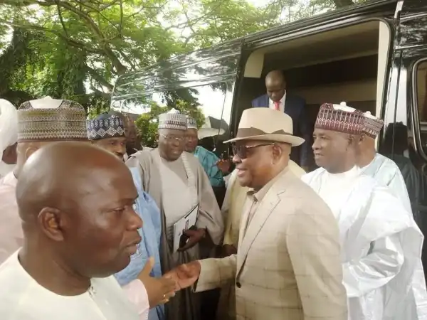 Wike Received APC Senator Aliyu Magatakarda Wammako Today In Rivers State