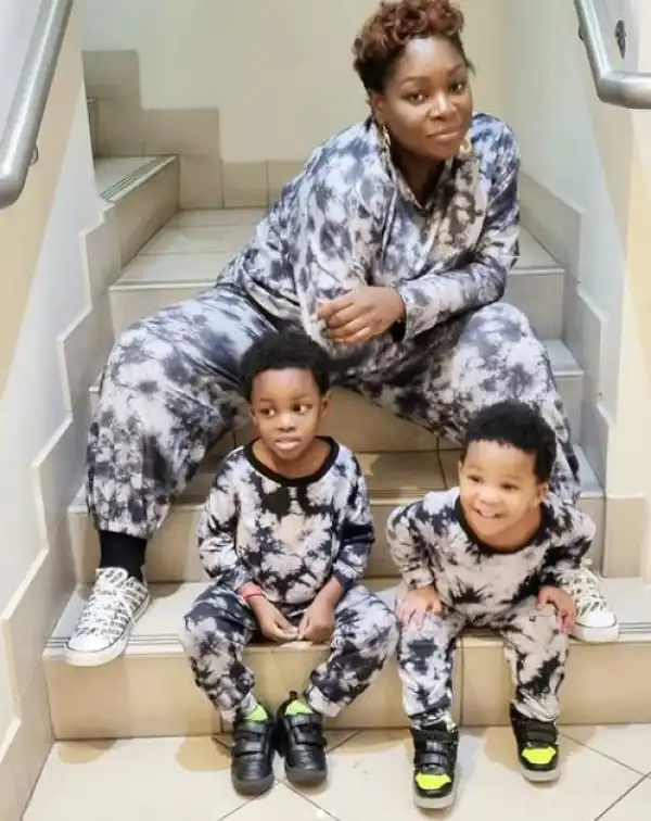 Adorable Photos Of OAP Toolz And Her Children