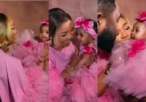 Ekene Umenwa Shows Off Daughter’s Face for The First Time with Powerful Prayers