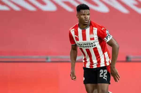 PSV fullback Dumfries calm about Inter Milan, Everton talk