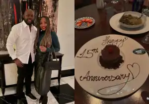 Dakore Egbuson-Akande And Hubby Celebrate 15 Years Of Marriage