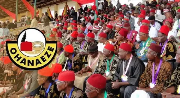 Anambra 2025: Stop washing your dirty linens in public – Ohanaeze to Soludo, Ekwunife, others