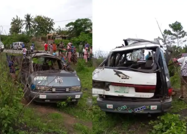 SO SAD!!! Man Dead, Eight Injured In Osun As Car Tumbles While Moving