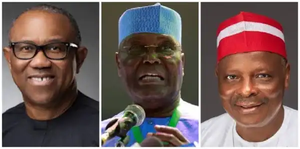 ADC: Nigerians suggest 2027 presidential ticket pairings between Atiku, Obi, Kwankwaso