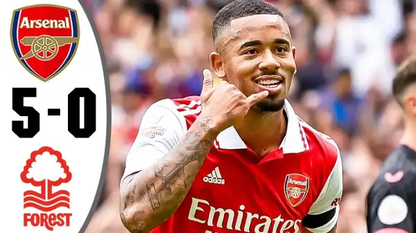Arsenal vs Nottingham Forest 5 - 0 (Premier League 2022 Goals & Highlights)