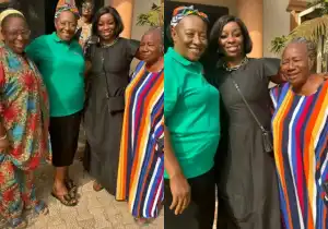 Nollywood Actress Patience Ozokwor Shows Off Her Sisters