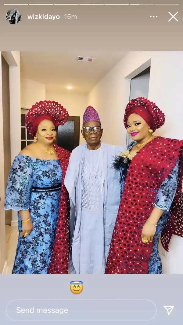 Wizkid Shows Off His Parents, Muniru Olatunji Balogun And Jane Dolapo Balogun (Photo)