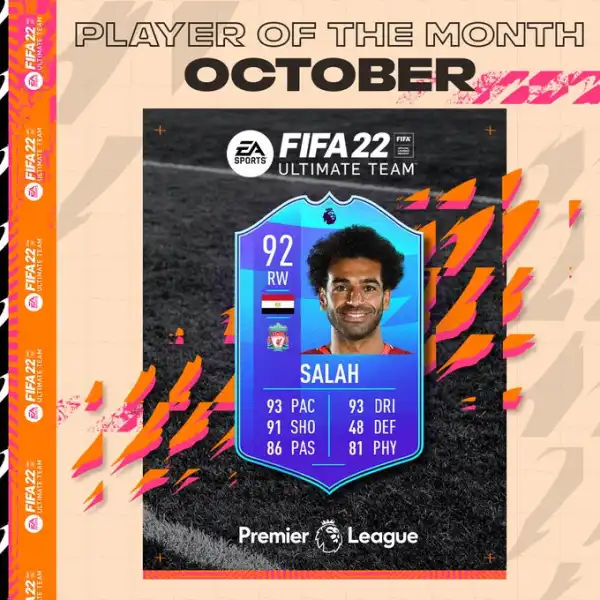 African Star Playing for Liverpool Named Premier League Player of the Month Award for October