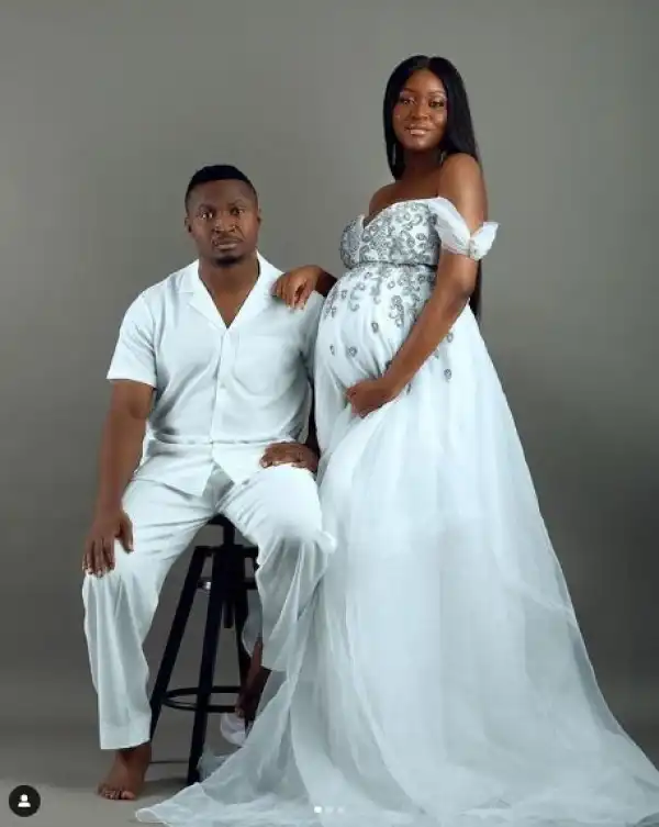 I Did Not Recognize You Again - Funnybone Reveals How Much Pregnancy Changed His Wife As They Welcome First Child