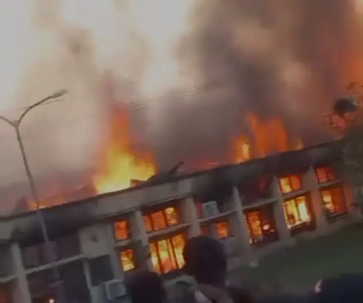 Mystery fire guts part of UNIZIK College of Health Sciences, Nnewi