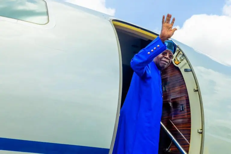 Tinubu departs Nigeria for Saudi Arabia Sunday