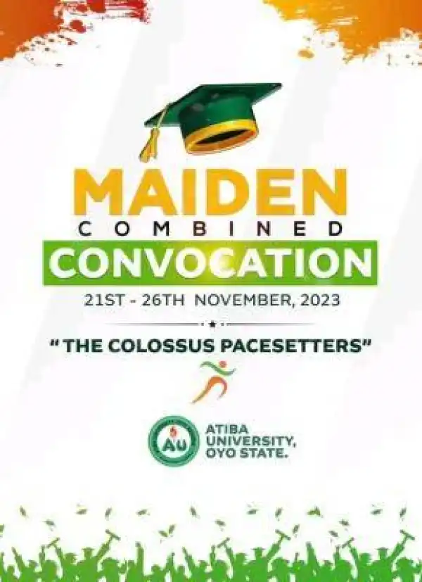 Atiba University announces Maiden Combined Convocation Ceremony
