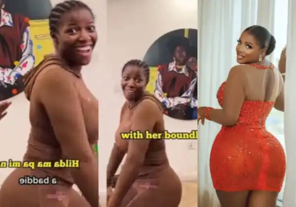 “This girl no fine sha “- Netizens criticize Hilda Baci look in a fresh video with her brother