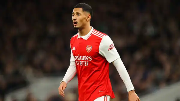 William Saliba provides update on Arsenal contract talks