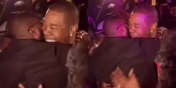 American rapper, Busta Rhymes in tears as he consoles Davido in New York City (Video)