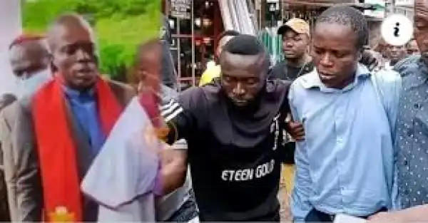 Tinubu-Shettima Bishop Almost Lynched At Dei Dei Market Abuja (Photos)