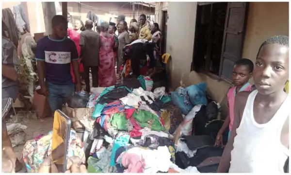 11-Year-Old Boy Escapes Death As Fire Razes Six Flats In Ebonyi (Photos)