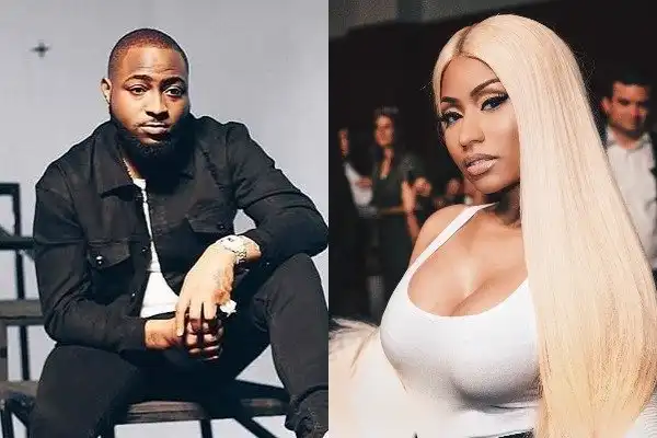 Davido Reacts As His Collaboration, “Holy Ground” With Nicki Minaj Breaks Record