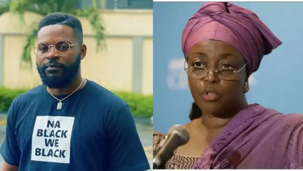 ‘Benefit Mummy’ – IG User Trolls Diezani On Falz’s Post