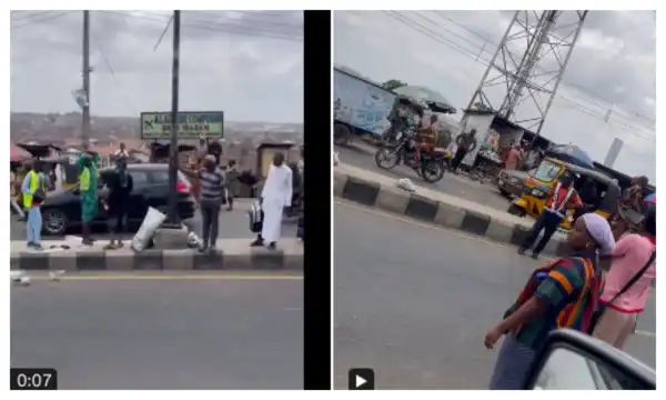 Panic in Ibadan as truck crashes into vehicles