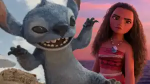 New Lilo & Stitch Poster Sees Experiment 626 Eating a Moana Kakamora