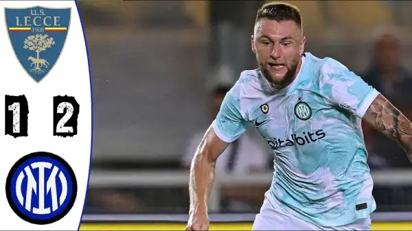Lecce vs Inter 1 - 2 (Serie A 2022 Goals & Highlights)