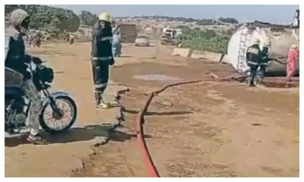 Two petroleum tankers fall within 24 hours in Oyo