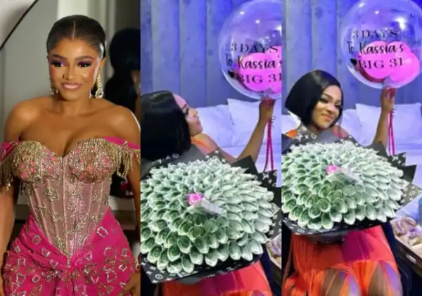 Kassia Thrill As Fans Give Her Cash Gifts Just Before Her 31st Birthday