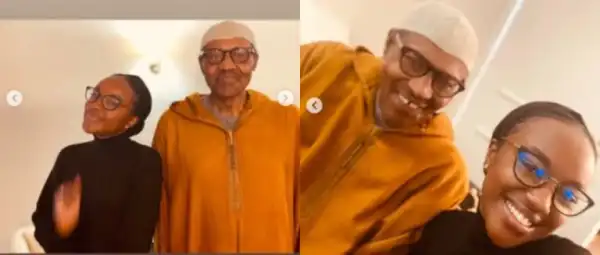 “He Won’t Rest”- Nigerians React As Late Buhari’s Daughter Noor Mourns Him Online