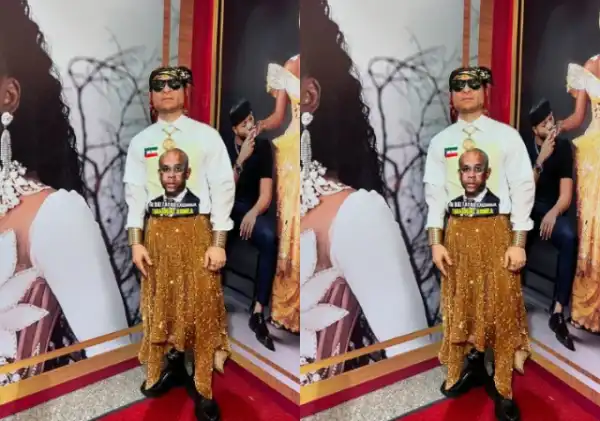 Fake Pocolee Rocks Shirt with Baltasar Engonga’s Face to Charles Okocha Wedding