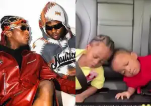 Heartwarming Video Of Mohbad’s Son And Bella Shmurda’s Son On Their Way School Goes Viral