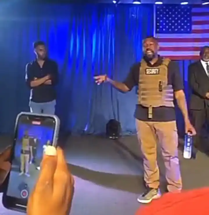 We leaving right now!" Black people at Kanye West