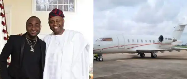 Davido Hails Father Adedeji Adeleke As Family Adds 3rd Private Jet To Luxury Fleet