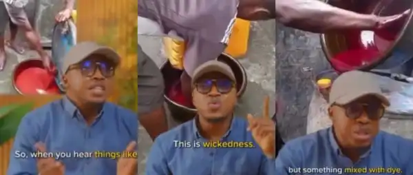 “Omo, people are w!ck3d”- Aproko Doctor Raises Alarm Over Toxic Dye in Palm Oil