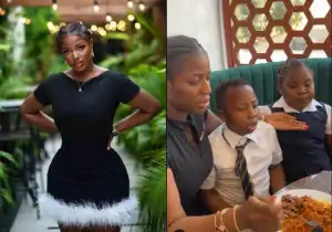 Hida Baci Addresses Viral Video Of Her And Her Supposed Children At A Restaurant In Abuja