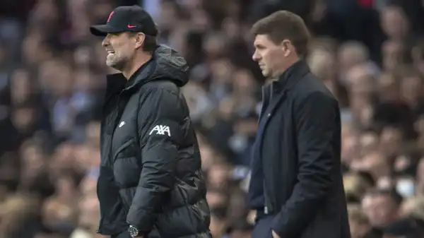 Jurgen Klopp reacts to Steven Gerrard