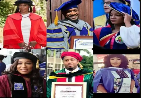 Seven Nigerian Celebrities With Honorary Doctorate Degrees