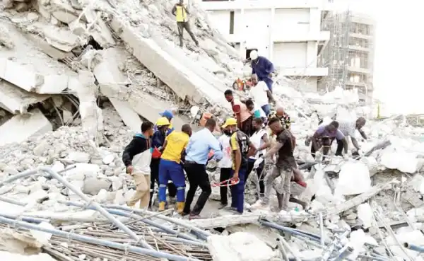 Ikoyi Building Collapse: Police Prevented Us From Rescuing People – Eyewitness