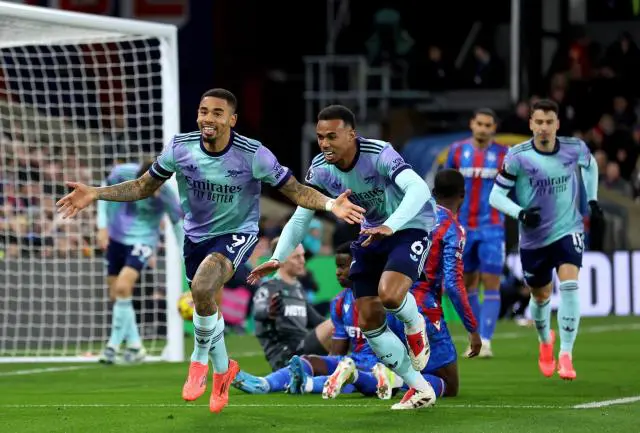 EPL: Arsenal set new record in English football after 5-1 win at Crystal Palace