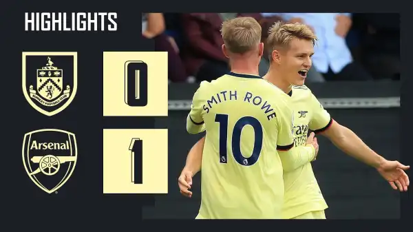 Burnley vs Arsenal 0 - 1 ( Premier League 2021 Goals & Highlights)