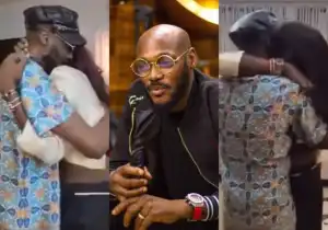 Engagement Video Of 2face Idibia, Proposing to Natasha Osawaru Surfaces Online