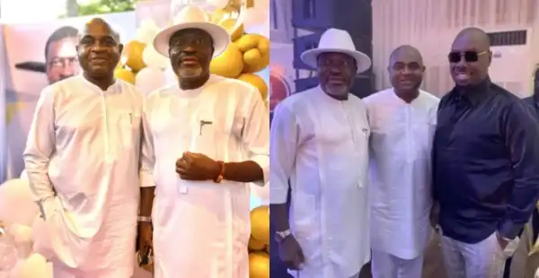 Obi Cubana, Moghalu Others Grace Actor, Kanayo’s 60th Birthday Party (Photos)