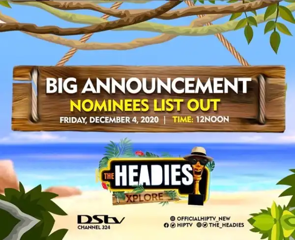 Headies Awards 2020: See Full List Of Nominees