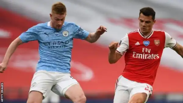 Man City To Face Arsenal In Carabao Cup Quarter-Final (See Full Fixtures)